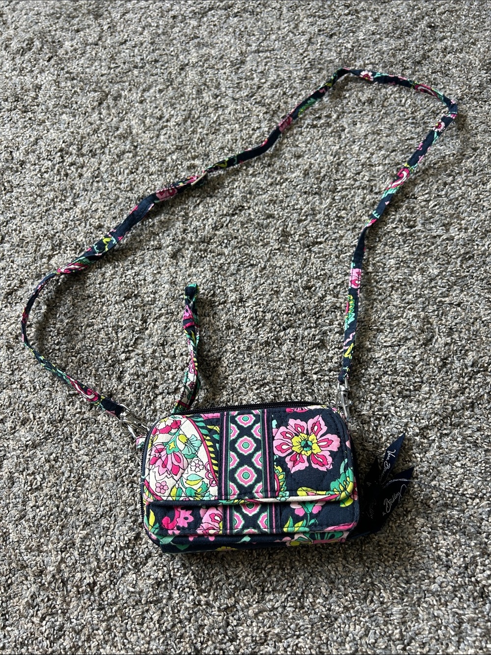 Vera Bradley Quilted Floral Wallet Purse